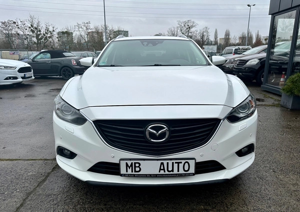 Mazda 6 cena 49999 przebieg: 159790, rok produkcji 2014 z Szczecin małe 466